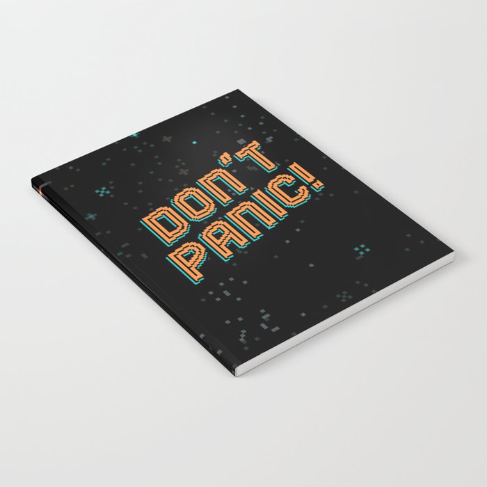 Don't Panic! Pixel Art Notebook