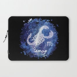 Scorpio Zodiac sign in a nebula Laptop Sleeve