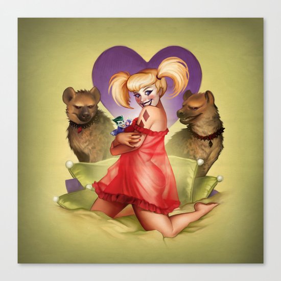 Don'tcha Wanna Rev Up Your Harley? Canvas Print