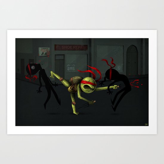 Raph being Raph Art Print