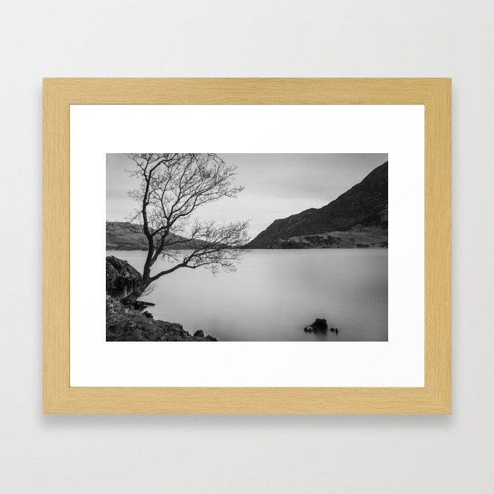 Transcendent lake  Framed Art Print