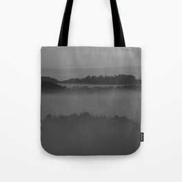 Misty landscape Tote Bag