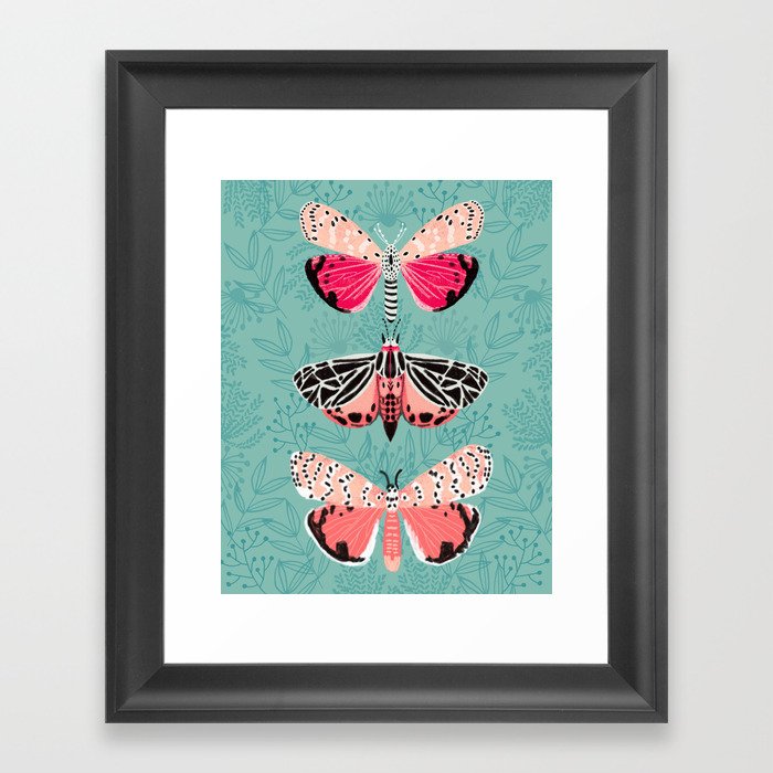 Lepidoptery No. 6 by Andrea Lauren Framed Art Print
