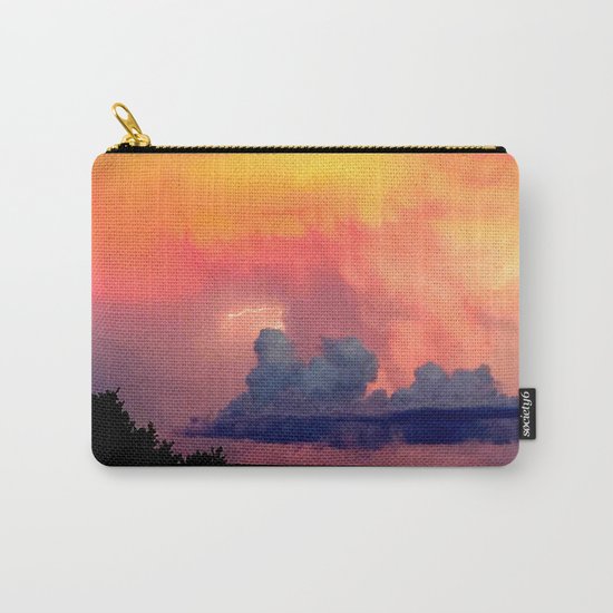 Lightning over Madison Carry-All Pouch