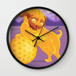 Pug Fo Wall Clock