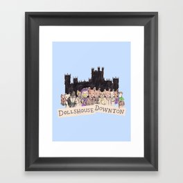 Downton Abbey - Dollshouse Downton Framed Art Print