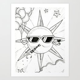 Sunshine Art Print