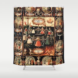 Hans Holbein - The dance of death Shower Curtain