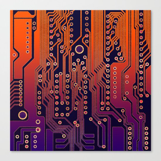 PCB / Version 4 Canvas Print