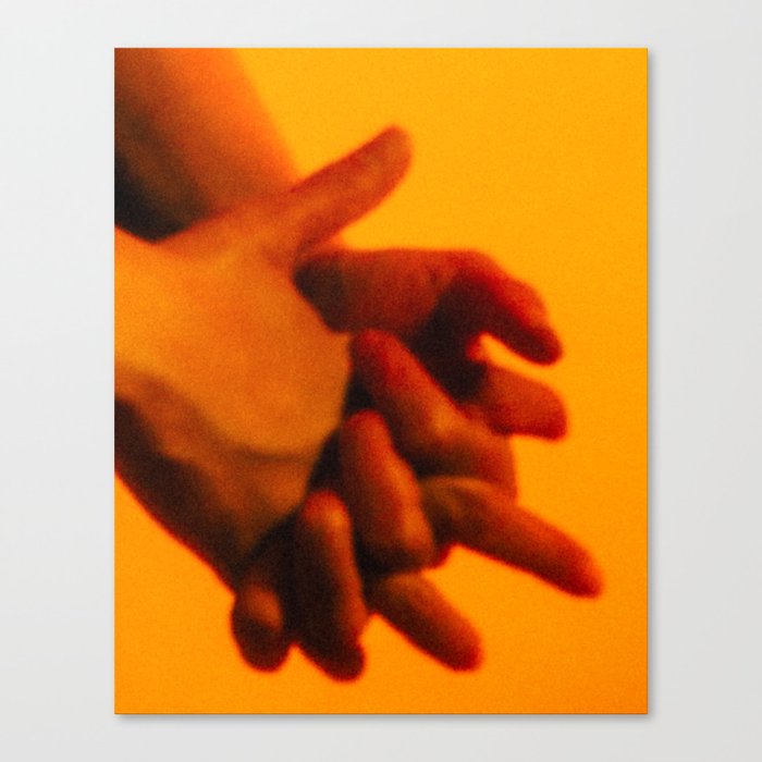 Hands 2 of 2 (Heavy Grain) Canvas Print