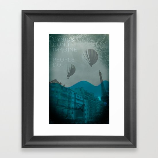 imagine Framed Art Print