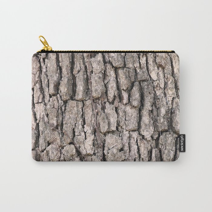 Camouflage Tree Bark Carry-All Pouch
