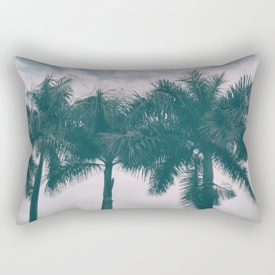 Palm Trees in tropical climate Rectangular Pillow