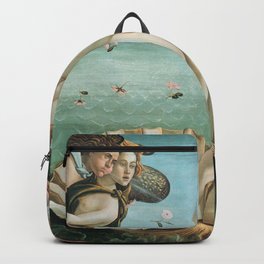 BIRTH OF VENUS - BOTTICELLI Backpack | Birthofvenus, Renaissance, Shell, Woman, Beach, Holiday, Body, Politics, Italy, Nature 