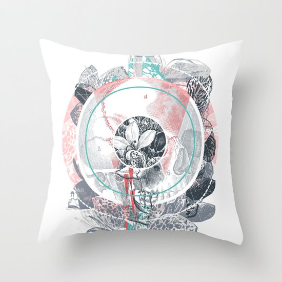 /blo͞om/ Throw Pillow