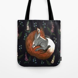 Foxgloves and Harebells Tote Bag