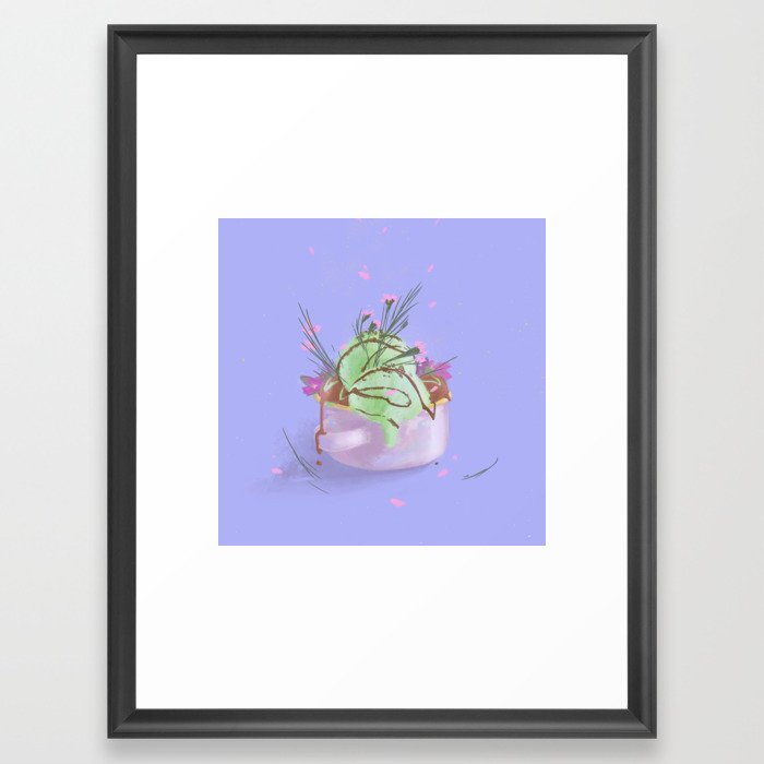 Colorful Dessert Framed Art Print