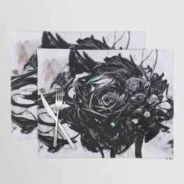 Black Roses - Abstract Art Take Three Placemat