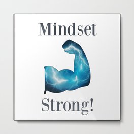 Mindset Strong  Metal Print | Motivation, Iloveyoga, Workhard, Motivate, Successmindset, Power, Strong, Inspirationalquote, Yoga, Goals 