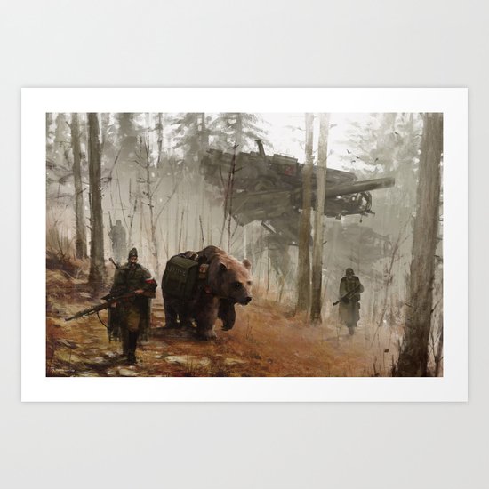 1920 - into the wild Art Print