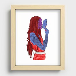 Face Lift Recessed Framed Print