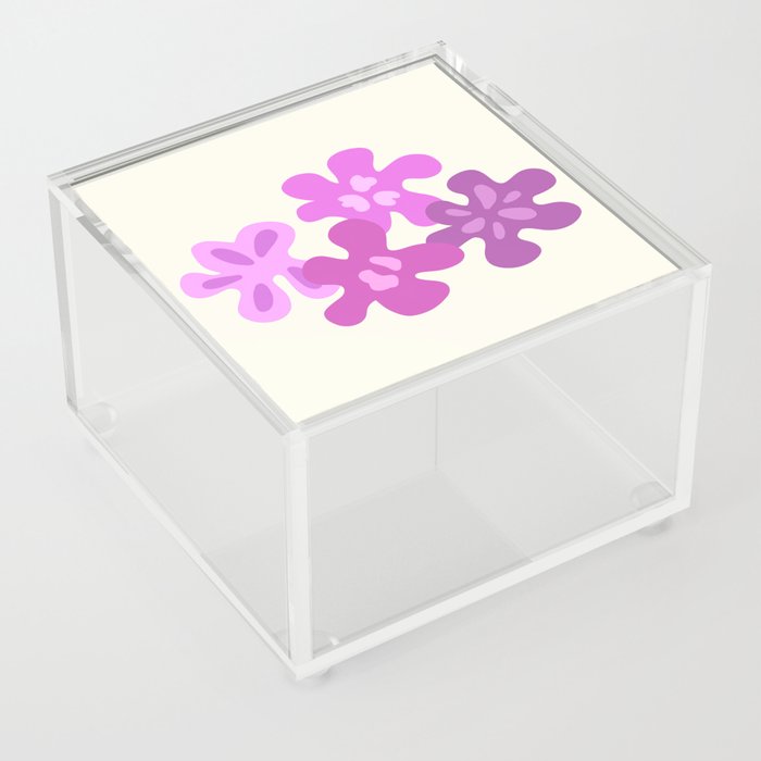 Minimal flower composition 3 Acrylic Box