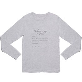 Law of Book Reading Long Sleeve T Shirt