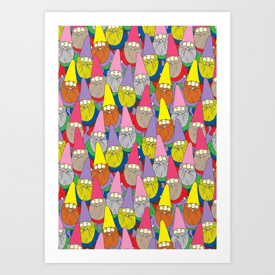 Mister Gnome Art Print