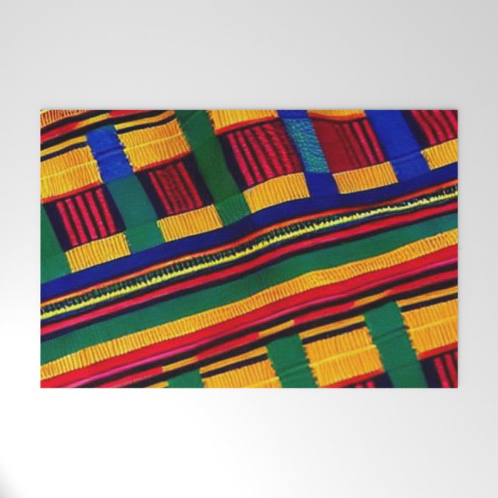 Kente Cloth 021 Welcome Mat