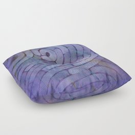 'Careful Where You Stand, In Violet' Floor Pillow