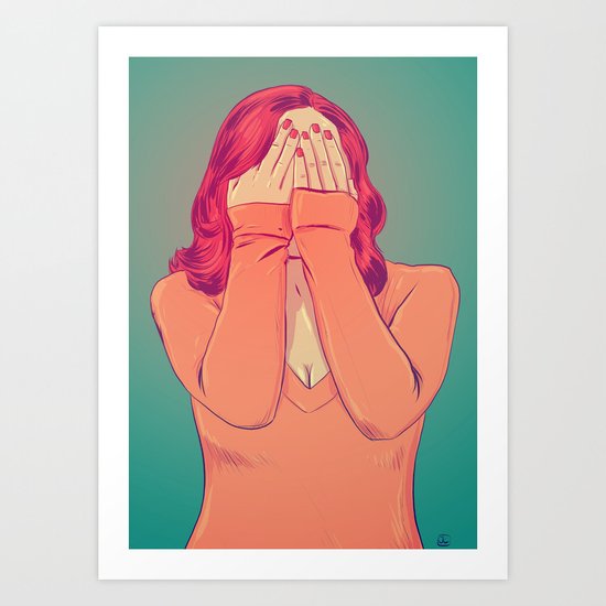 Shame Art Print