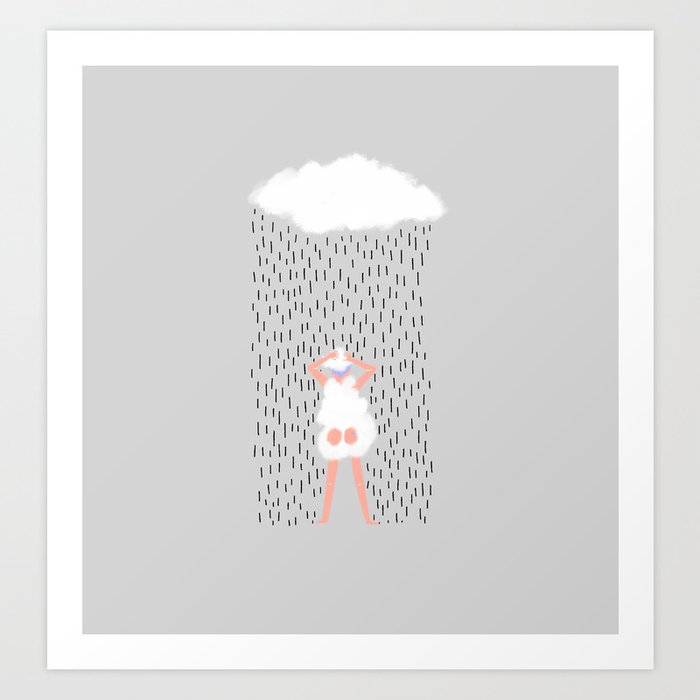 Showers v2 Art Print