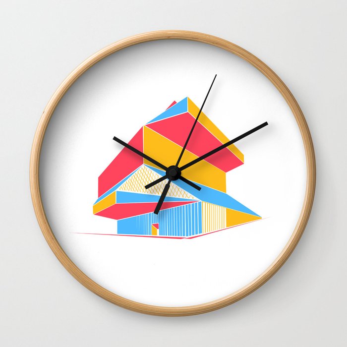 Rem Koolhaas - Seattle Central Library Wall Clock