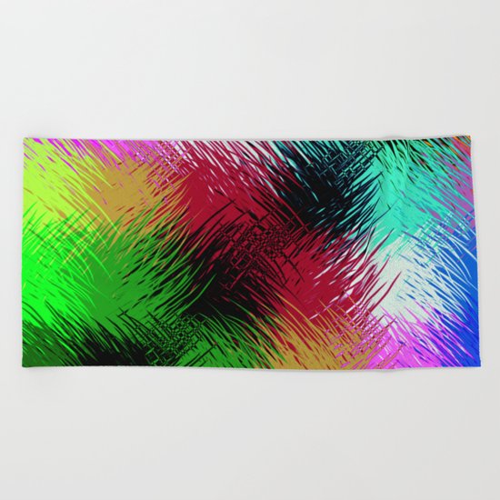 Interaction Of Colour Beach Towel