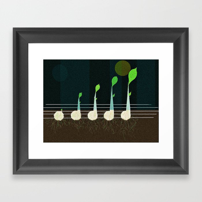 music seeds Framed Art Print