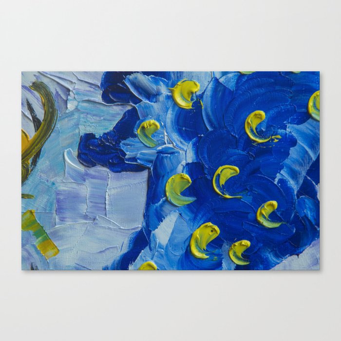 Blue addicted Canvas Print