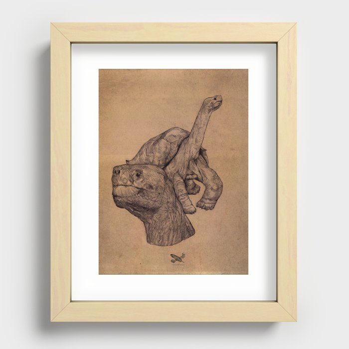Lonely George  Recessed Framed Print