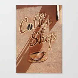 Santa Fe - Coffee Shop 2008 Canvas Print