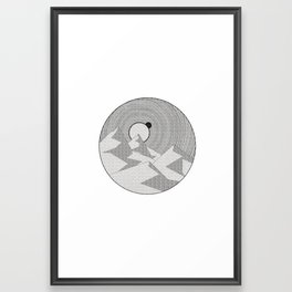 MIN-MOUNTAIS Framed Art Print