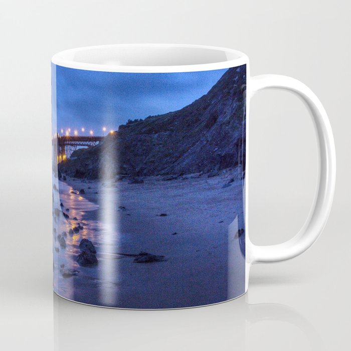 Golden Gate Bridge During Blue Hour Coffee Mug
