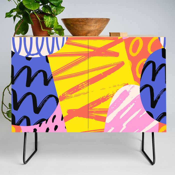 Modern abstract seamless pattern illustration  Credenza