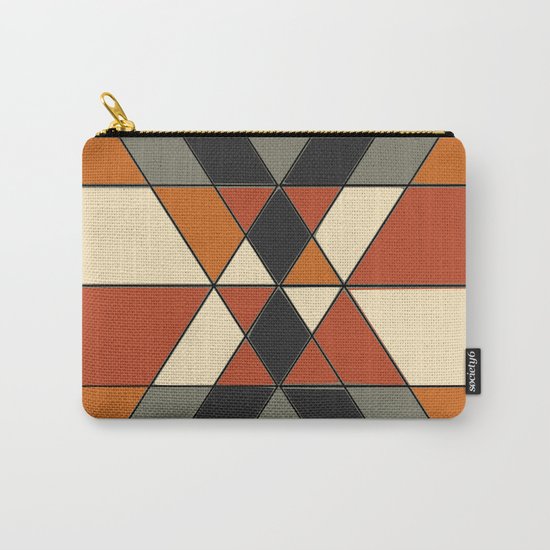 Tribal Geometry #1 Carry-All Pouch