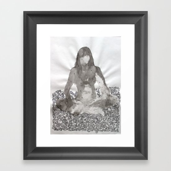 Meditation Framed Art Print