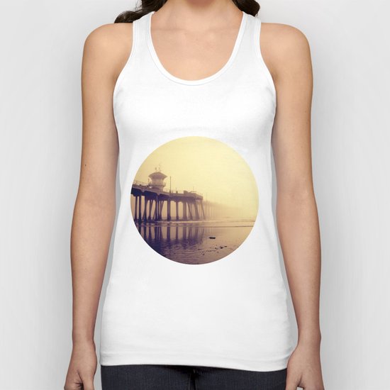 Huntington Beach Pier Unisex Tank Top