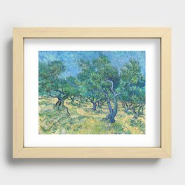 Vincent van Gogh - Olive Grove Recessed Framed Print