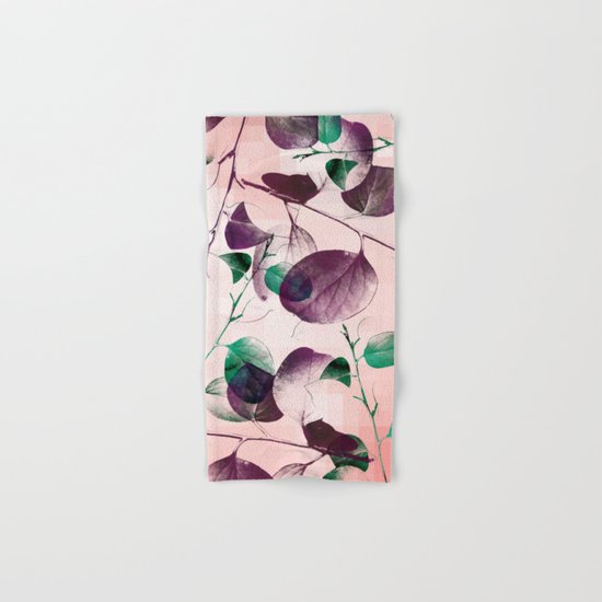 Spiral Eucalyptus Leaves Hand & Bath Towel