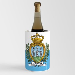 San Marino Flag Wine Chiller