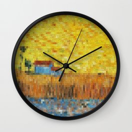 Vincent puzzle 0 Wall Clock