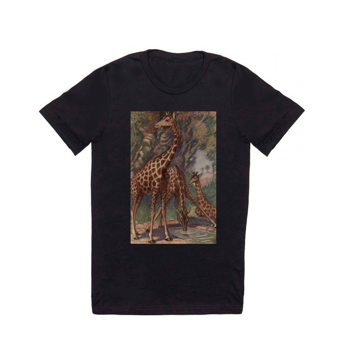 Vintage Giraffe Painting (1909) T Shirt