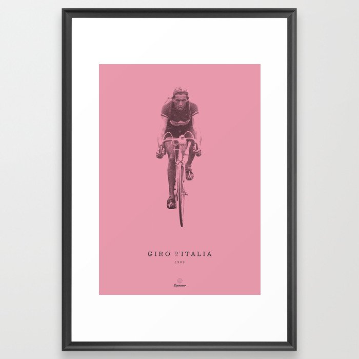 Giro d'Italia Framed Art Print